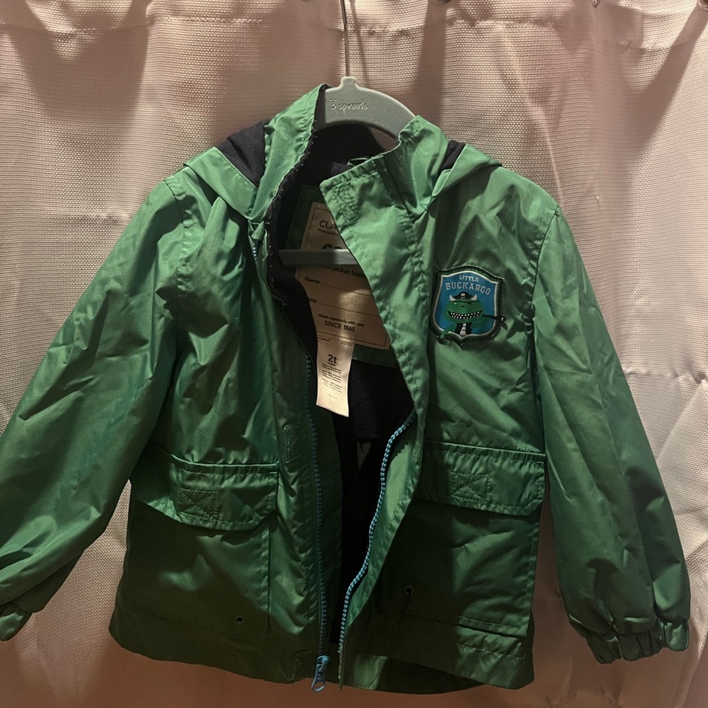 Great pirate monster Carter’s rain coat, 2T